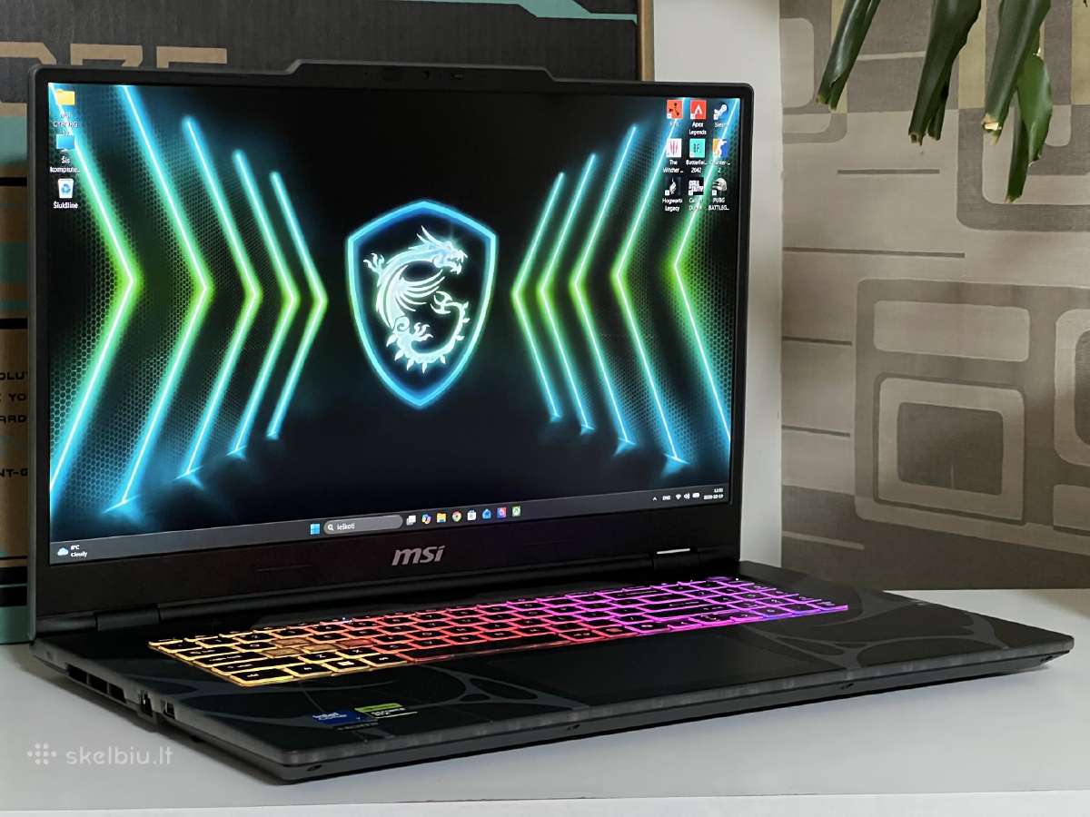 Parduodamas Msi Cyborg 17 su Rtx 5060, Core 7. - nuotraukos Nr. 2
