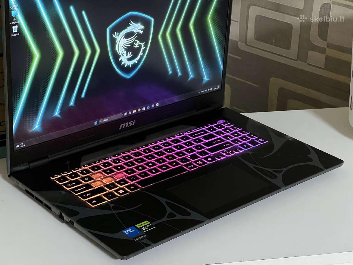 Parduodamas Msi Cyborg 17 su Rtx 5060, Core 7. - nuotraukos Nr. 3