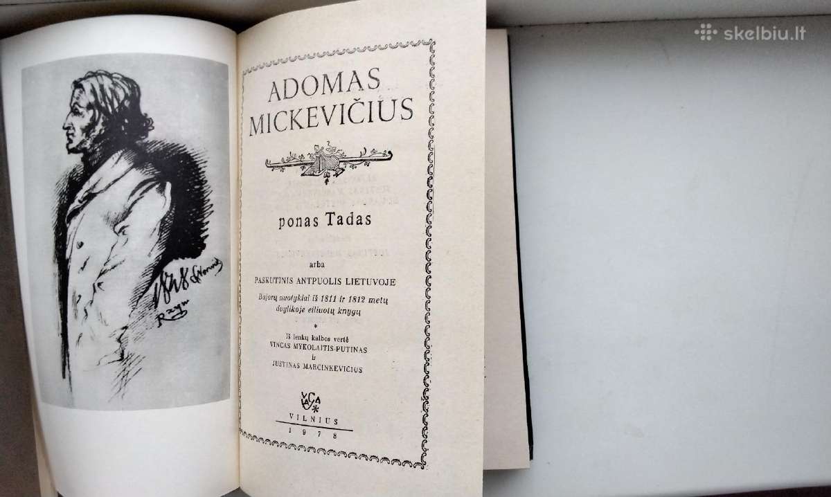 A. Mickevičius. Ponas Tadas. 1978 m. leid. - nuotraukos Nr. 2