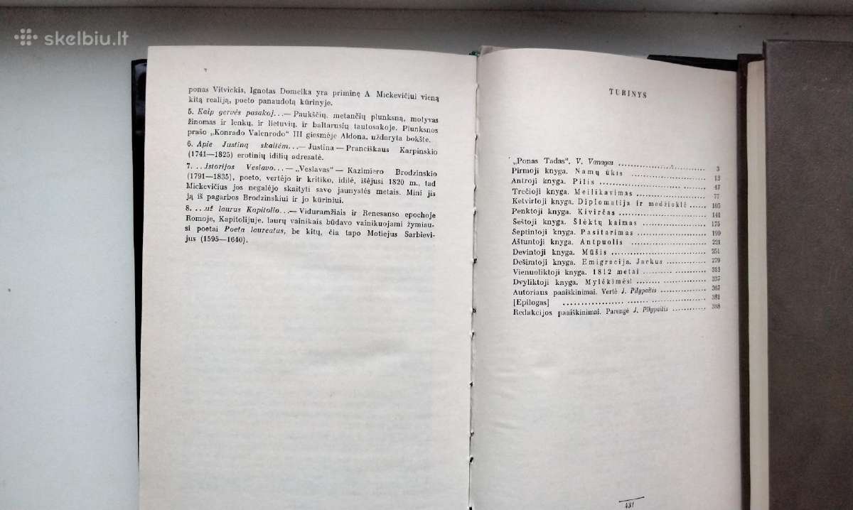 A. Mickevičius. Ponas Tadas. 1978 m. leid. - nuotraukos Nr. 8