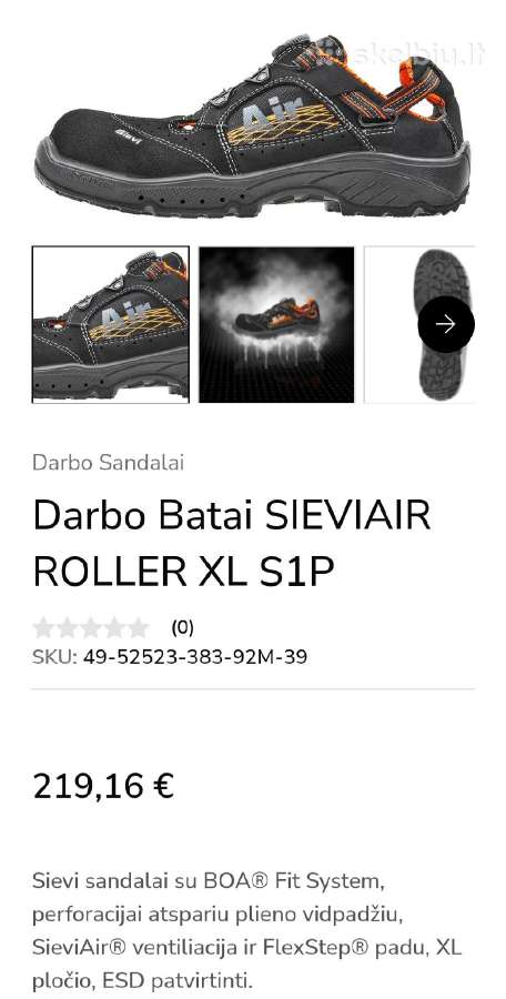 Sievi Roller 45d - nuotraukos Nr. 2