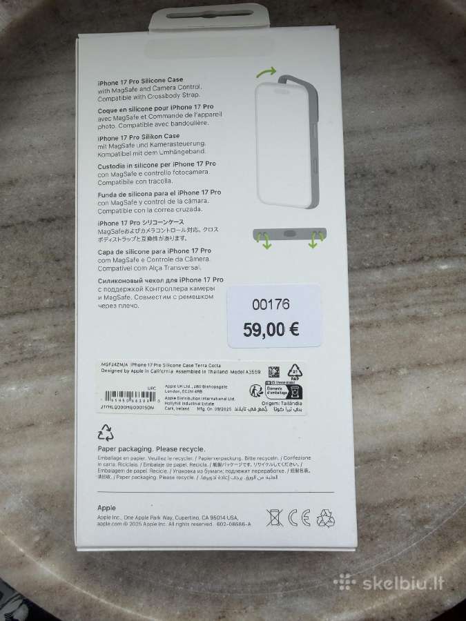 Apple iPhone 17pro Terracotta naujas dėkliukas - nuotraukos Nr. 3