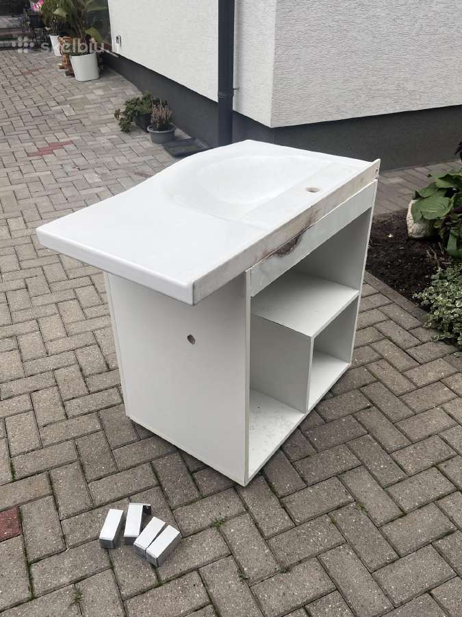 Praustuvas / kriaukle su spintele - nuotraukos Nr. 7