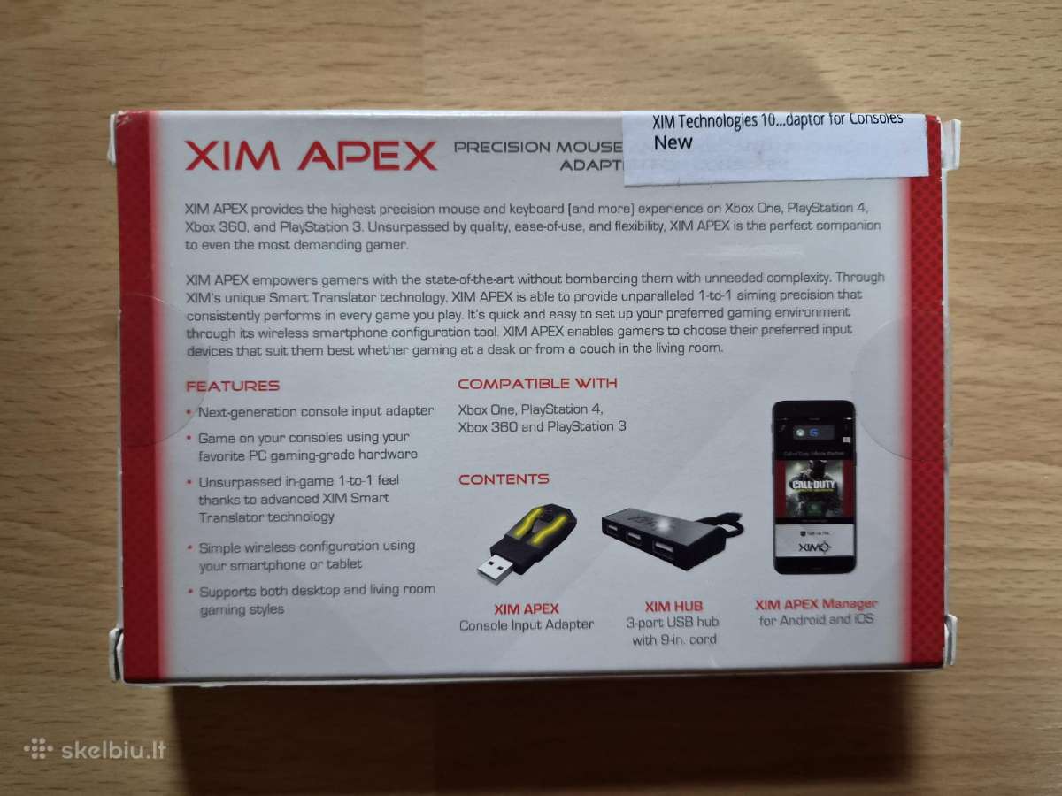 Xim Apex moduliatorius pelei, klaviatūrai - nuotraukos Nr. 2