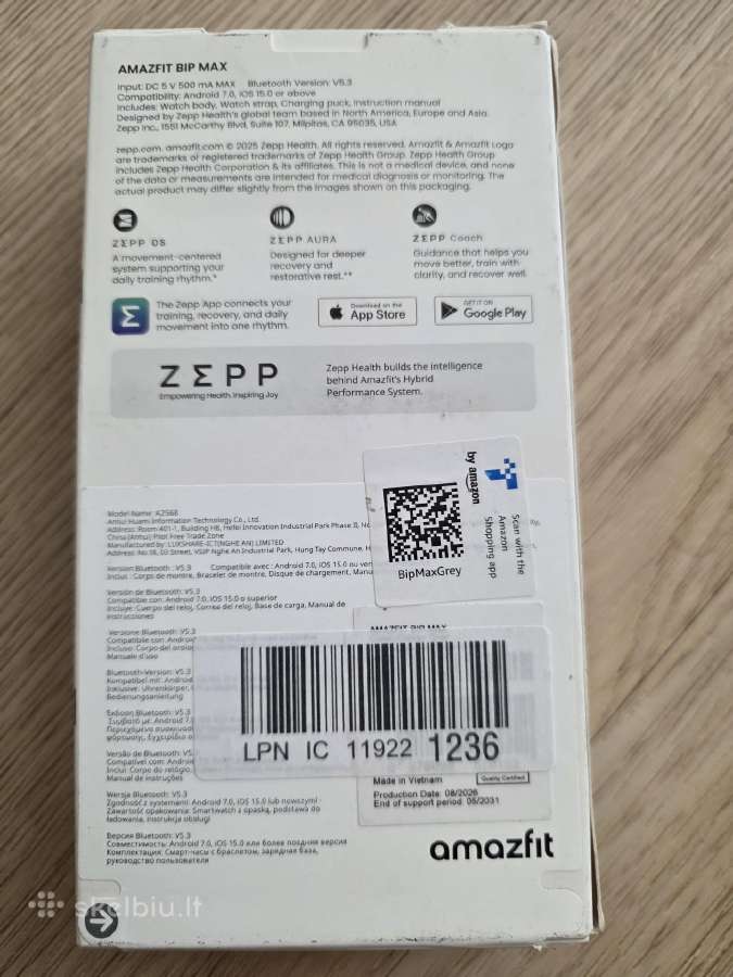 Amazfit Bip Max - nuotraukos Nr. 2