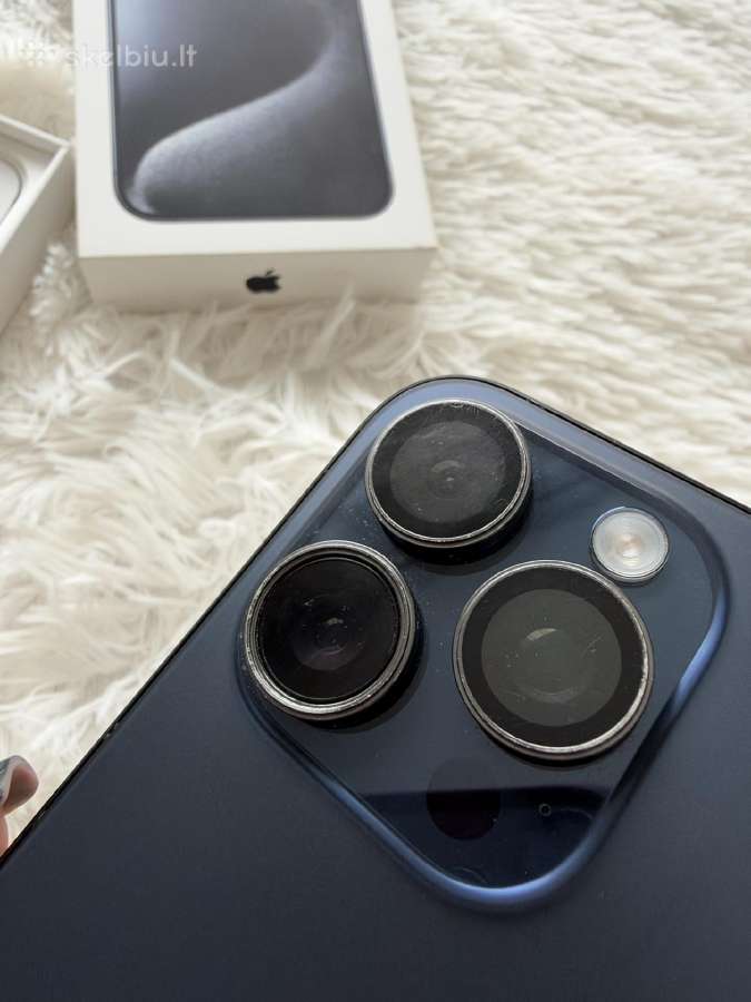 iPhone 15 Pro Max 256gb Blue Titanium - nuotraukos Nr. 3