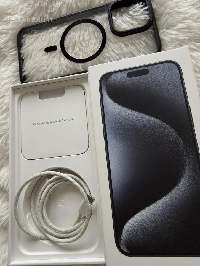 iPhone 15 Pro Max 256gb Blue Titanium - nuotraukos Nr. 5