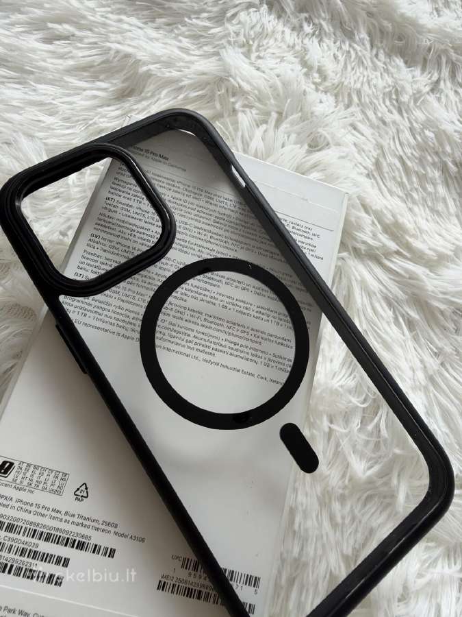 iPhone 15 Pro Max 256gb Blue Titanium - nuotraukos Nr. 9