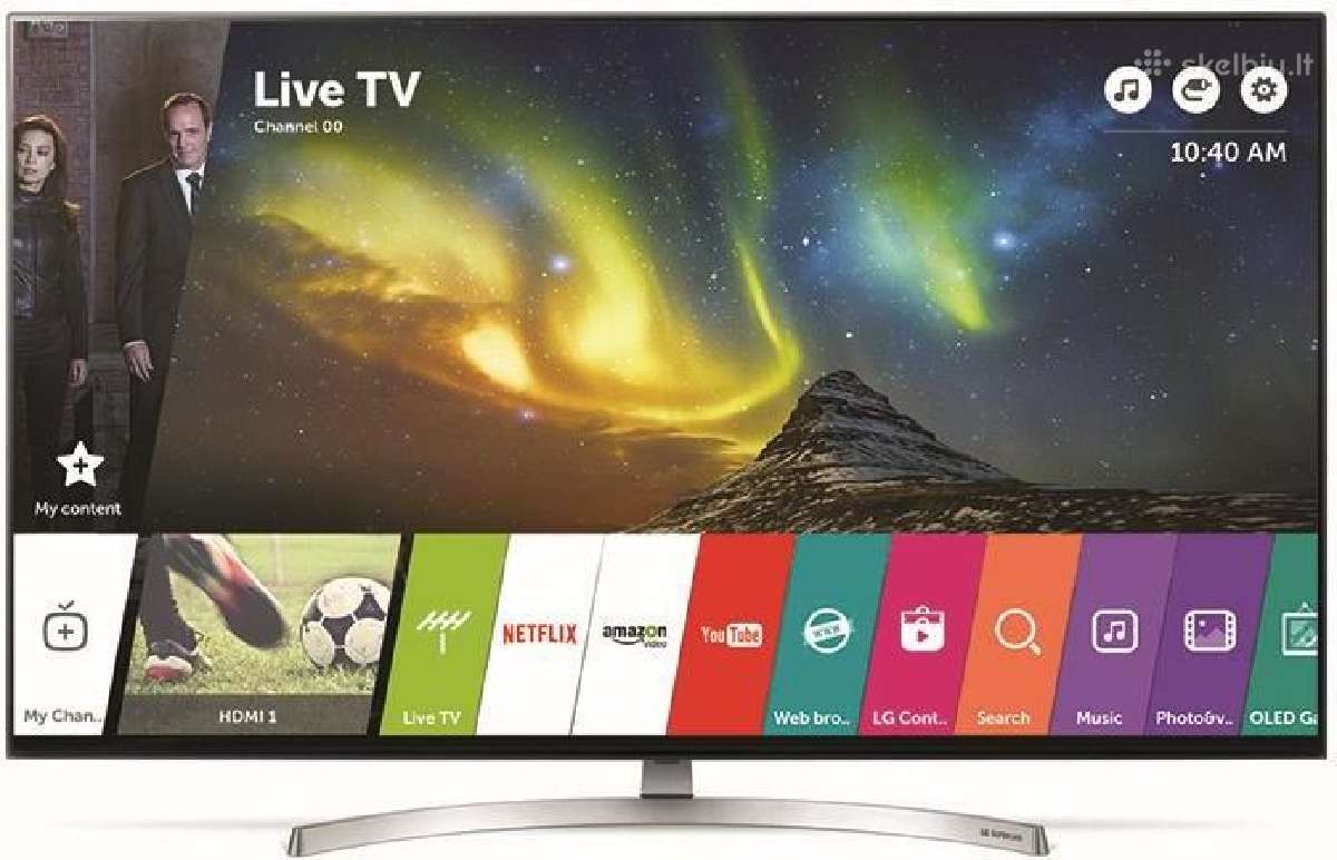 Idealios būklės Lg49sk8500pla 4k Ultra - nuotraukos Nr. 2