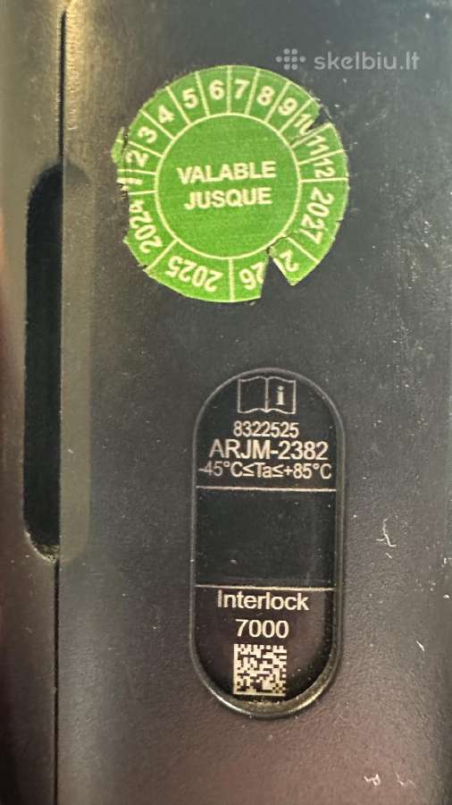Alkoblokas Dräger Interlock 7000 - nuotraukos Nr. 10