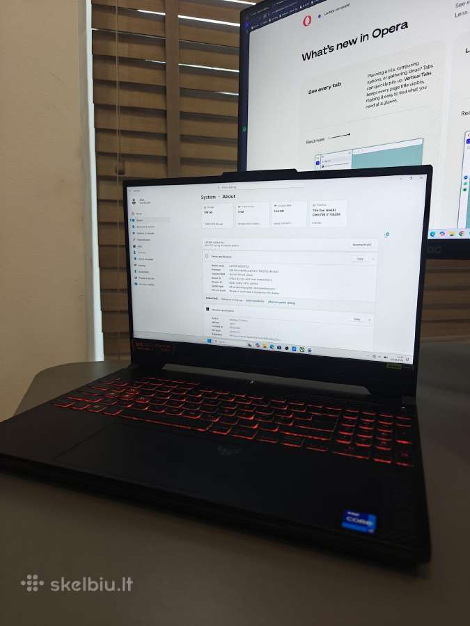 Asus Tuf F15 Fx507vi 4070, i7, ddr5 - nuotraukos Nr. 2