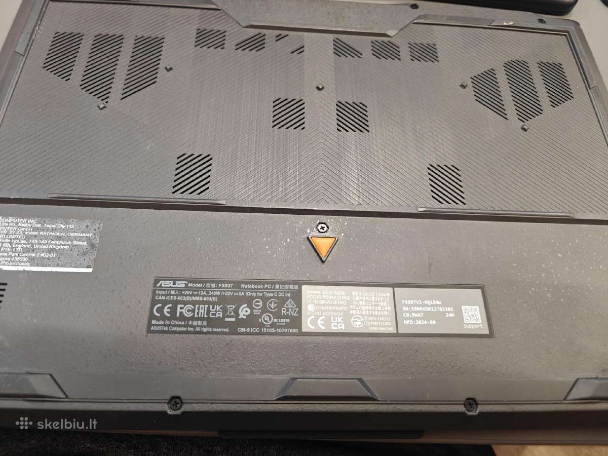 Asus Tuf F15 Fx507vi 4070, i7, ddr5 - nuotraukos Nr. 4