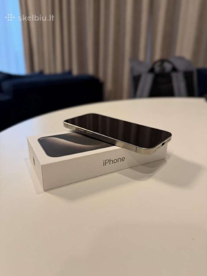 iPhone 15 Pro Natural Titanium 256gb - nuotraukos Nr. 2