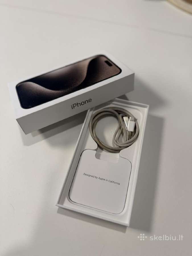 iPhone 15 Pro Natural Titanium 256gb - nuotraukos Nr. 4