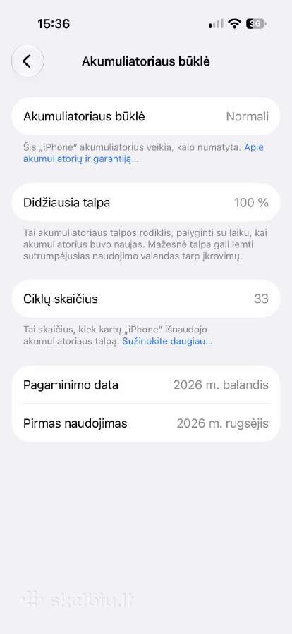 iPhone 17 256 GB - nuotraukos Nr. 2