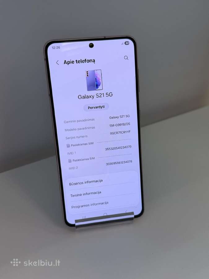Samsung S21 5G 8/128 GB - nuotraukos Nr. 4