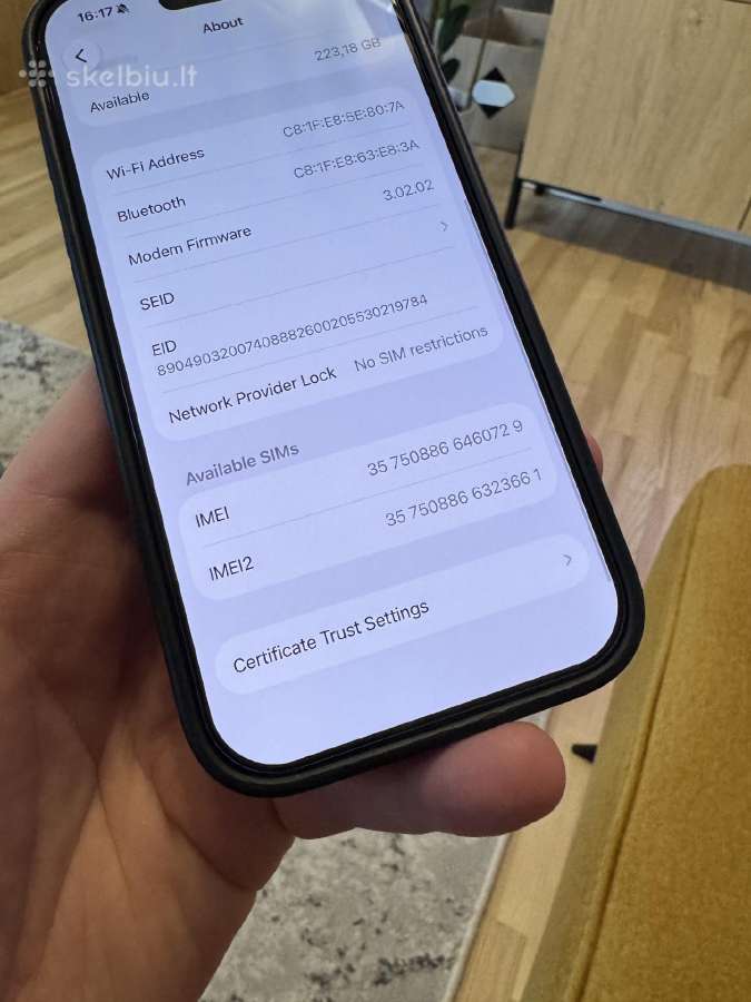 Apple iPhone 16 Pro, 256gb su garantija! - nuotraukos Nr. 10