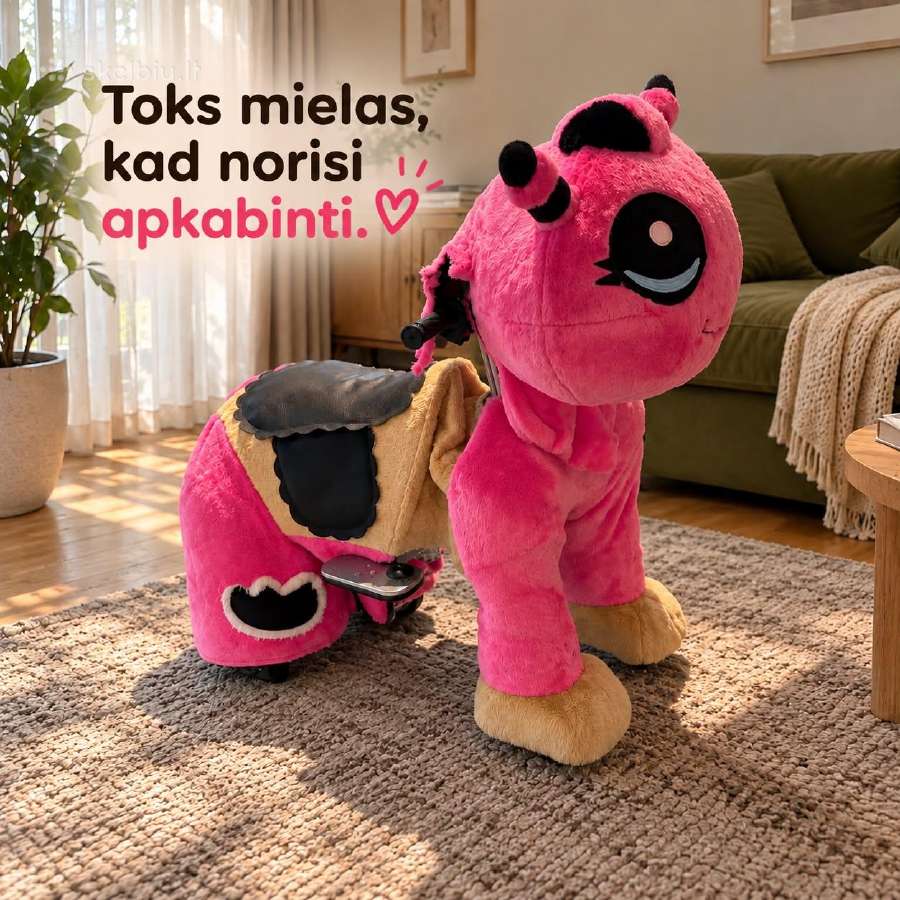 Pliušiniai važiuojantys žaislai - nuotraukos Nr. 3