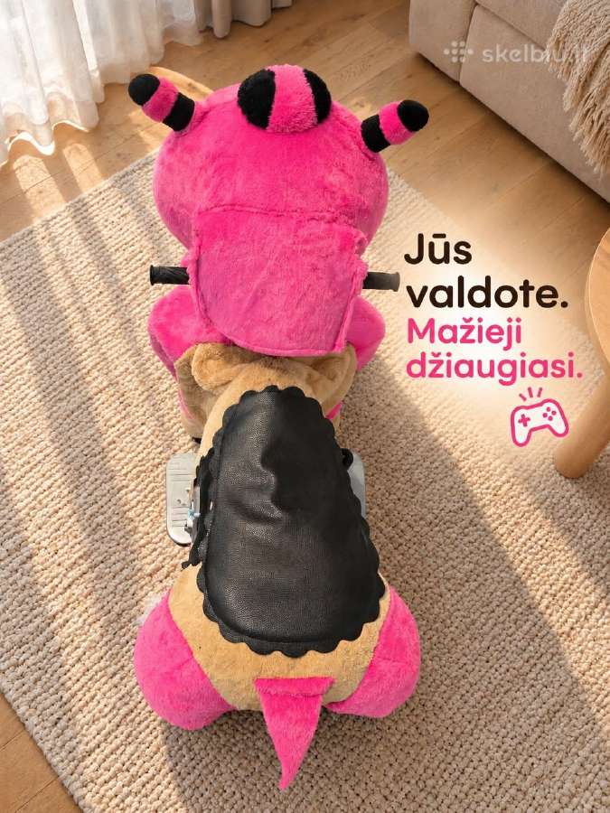Pliušiniai važiuojantys žaislai - nuotraukos Nr. 4