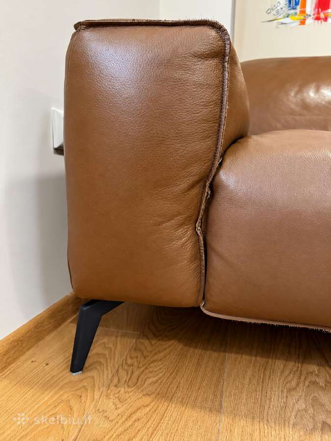 Odinė sofa - nuotraukos Nr. 3