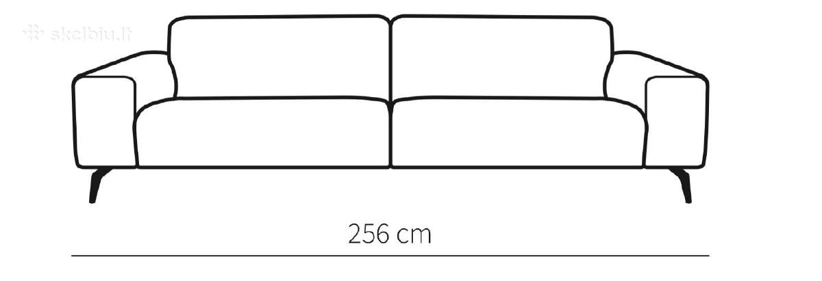 Odinė sofa - nuotraukos Nr. 6