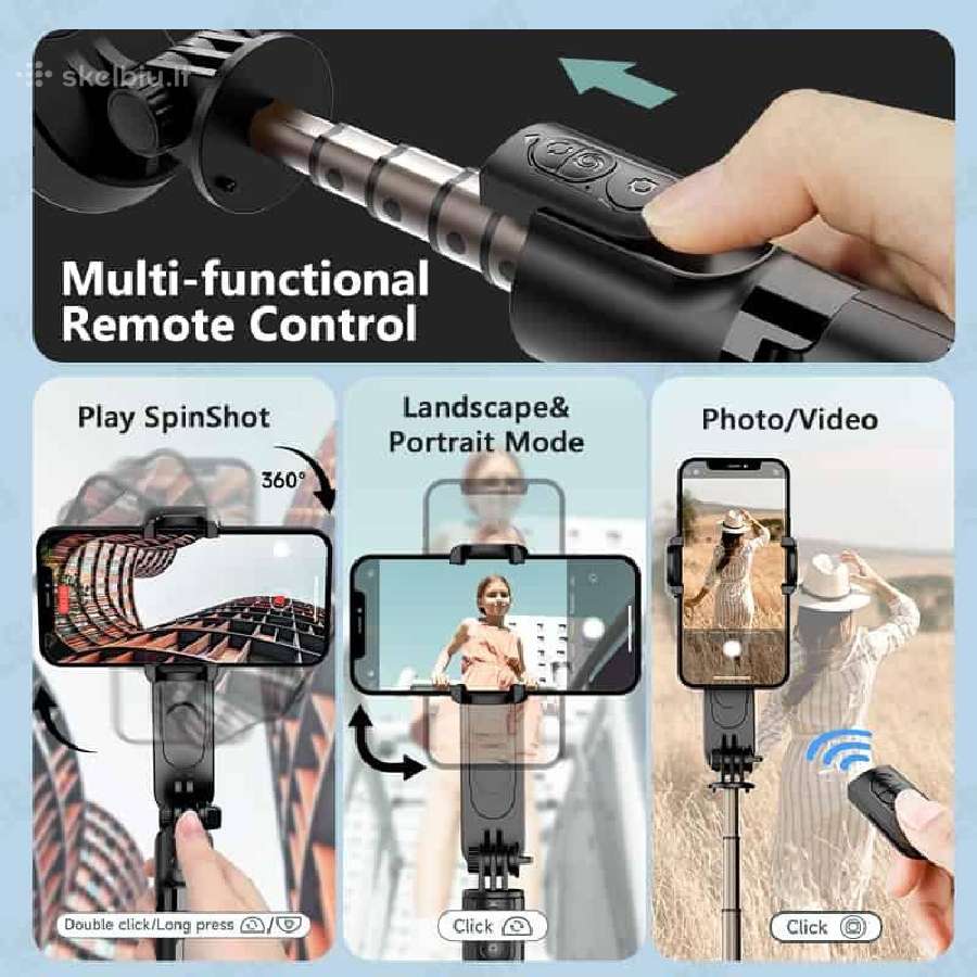 Keelead L09 Pro telefono stabilizatorius (gimbal) - nuotraukos Nr. 4