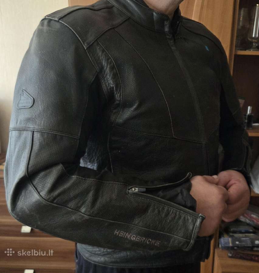 Hein Gericke natūralios odos moto striukė, XXL dyd - nuotraukos Nr. 5