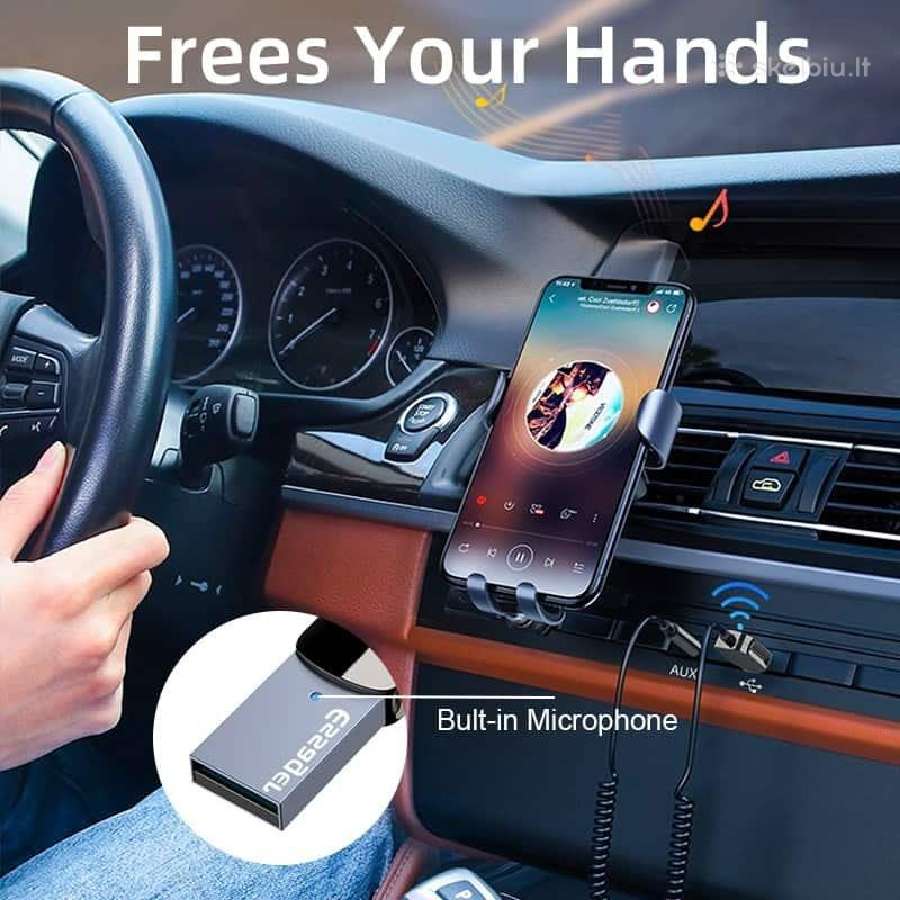 Essager Bluetooth 5.0 Aux adapteris automobiliui - nuotraukos Nr. 2