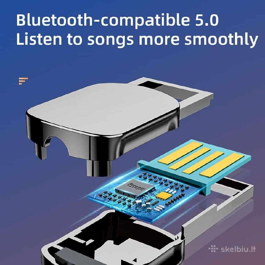 Essager Bluetooth 5.0 Aux adapteris automobiliui - nuotraukos Nr. 3