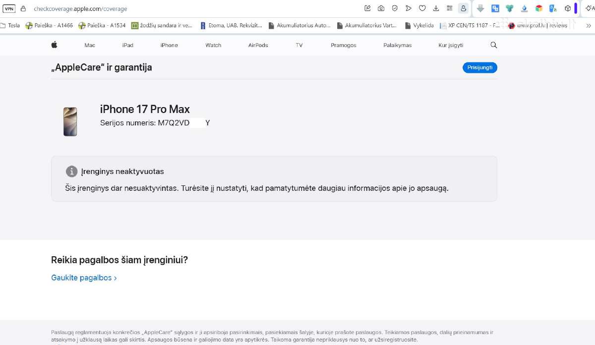 iPhone 17 pro max naujas - nuotraukos Nr. 2