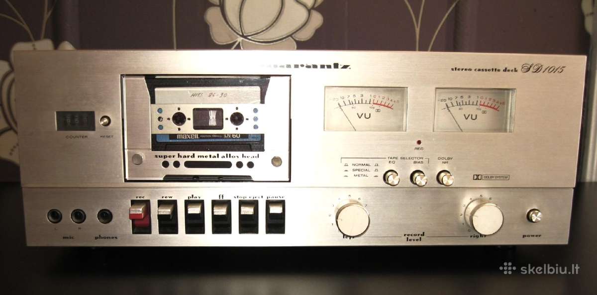 Kasetines Dekos Marantz Sd1015. Technics RS-bx501. - nuotraukos Nr. 9