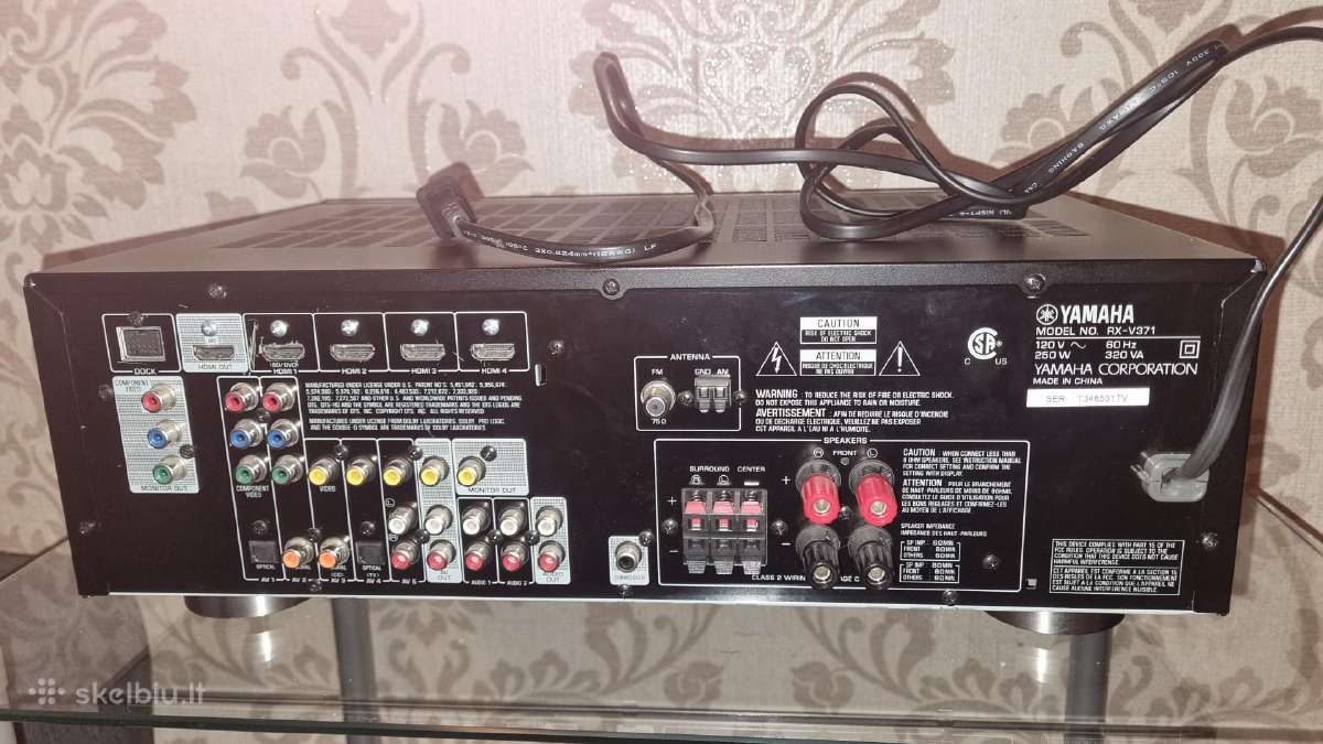 Yamaha rx-v371 dalimis - nuotraukos Nr. 2