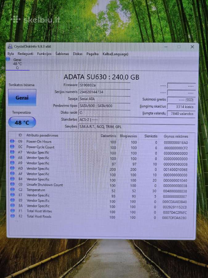Pc i3-8100 3.6 GHz / 8gb / 256gb - nuotraukos Nr. 7