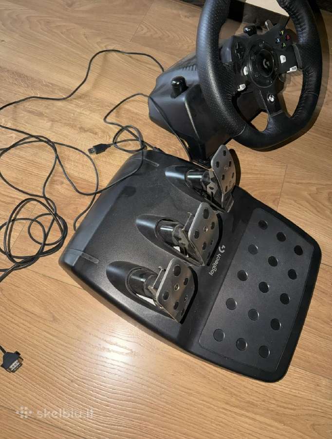 Logitech G920 vairas su pedalais - nuotraukos Nr. 2