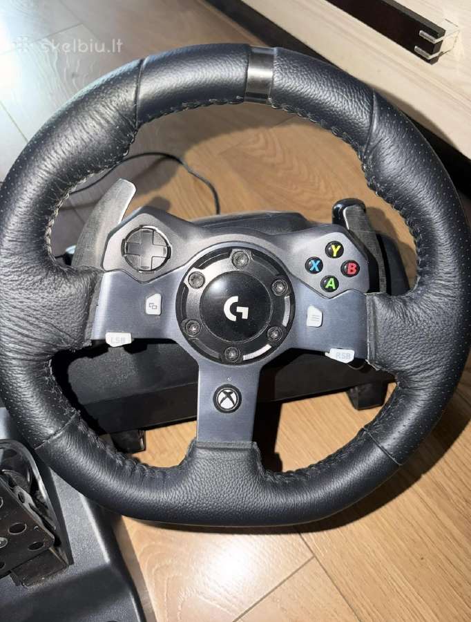 Logitech G920 vairas su pedalais - nuotraukos Nr. 3