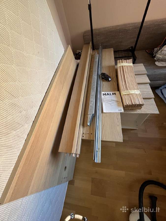 Dvigulė lova 150x200 su 4 stalčiais iš šonų - nuotraukos Nr. 2