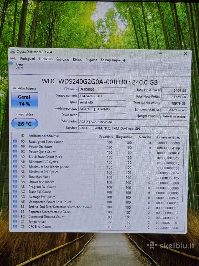 Pc i3-7100 3.9 GHz / 4 GB / 240 GB - nuotraukos Nr. 7
