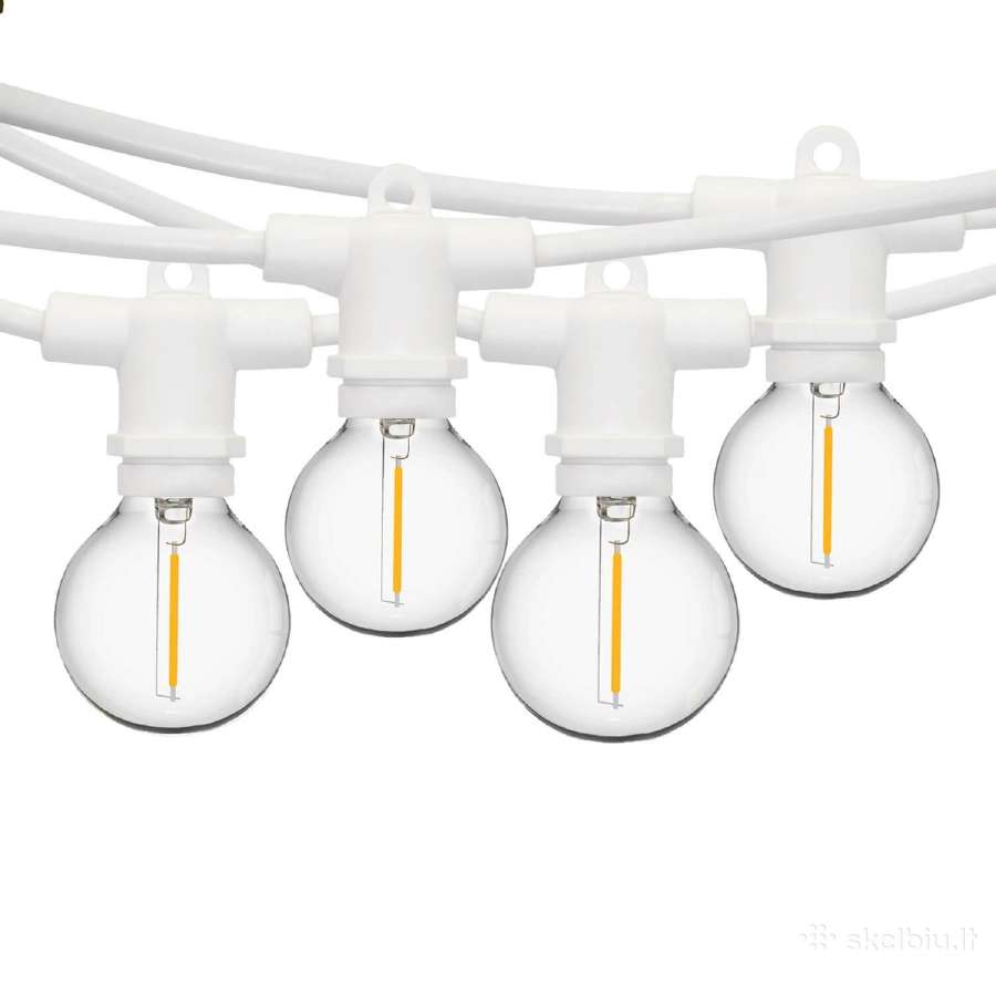Lauko girlianda (LED lemputės) 10 m Perl balta - nuotraukos Nr. 2