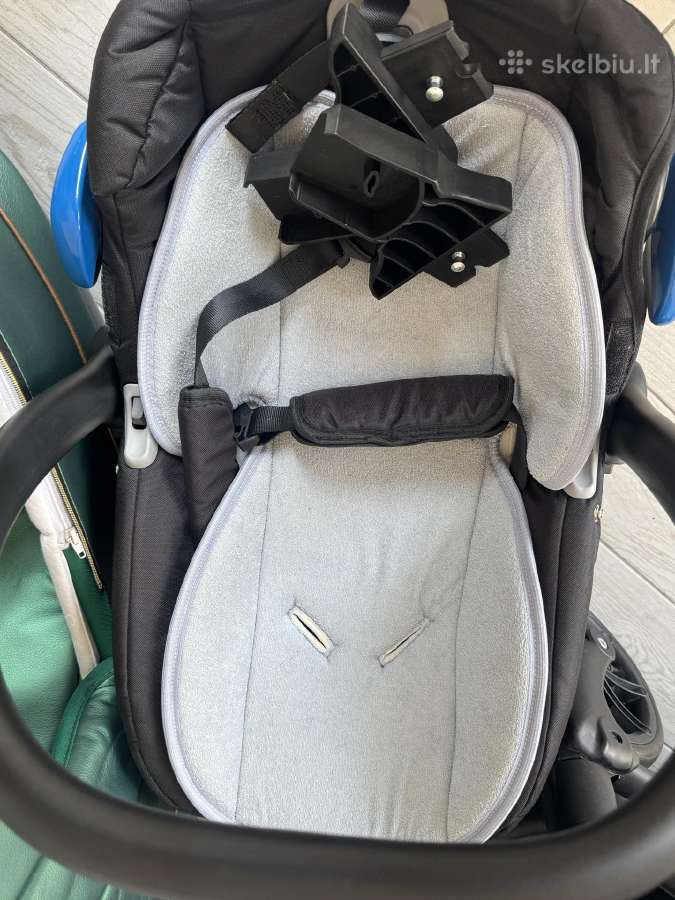 Vežimėlis 3 in 1 ,Zeo Eco Camarelo su priedais - nuotraukos Nr. 3
