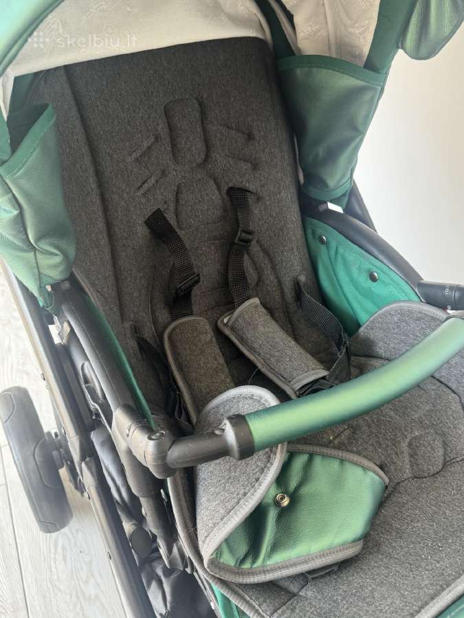 Vežimėlis 3 in 1 ,Zeo Eco Camarelo su priedais - nuotraukos Nr. 9