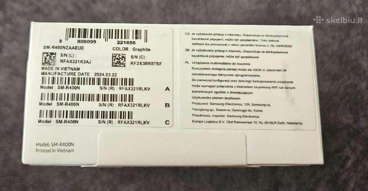 Samsung Galaxy Buds Fe - nuotraukos Nr. 2