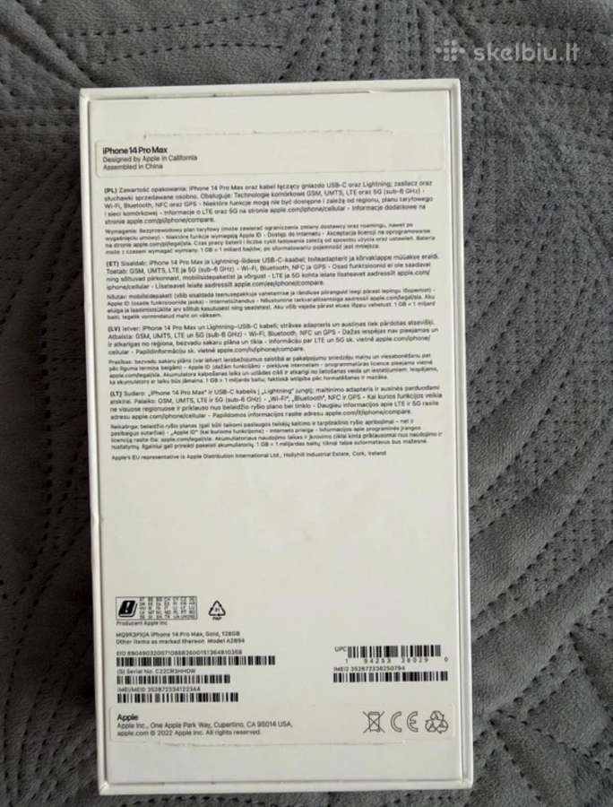 iPhone 14 pro max 128 GB - nuotraukos Nr. 12