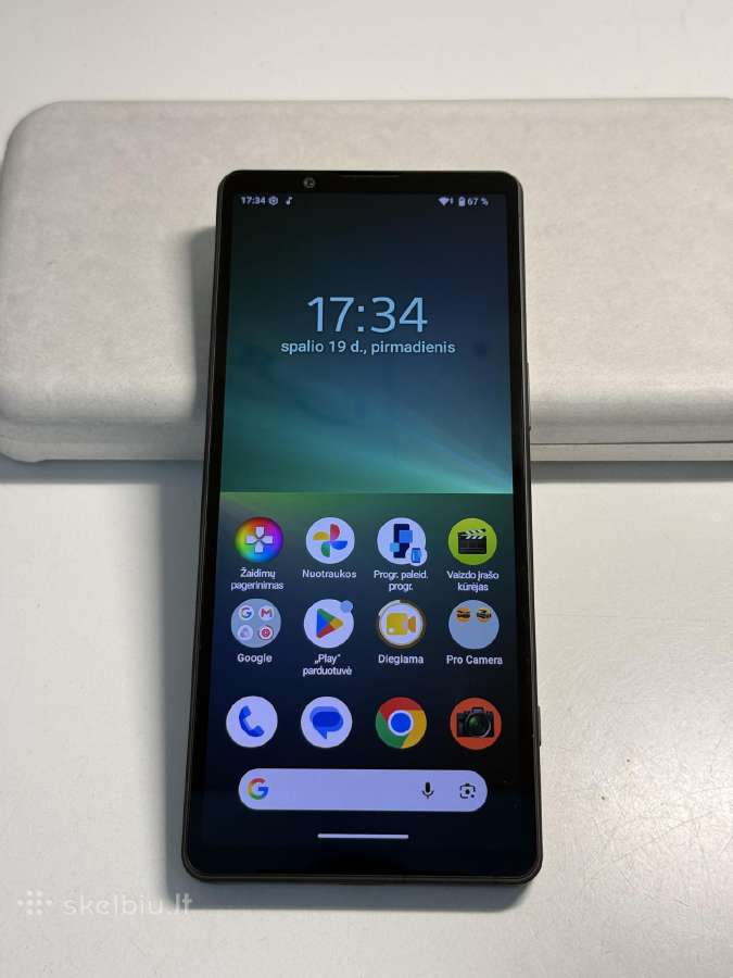 Sony Xperia 5 V Black 128gb - nuotraukos Nr. 3