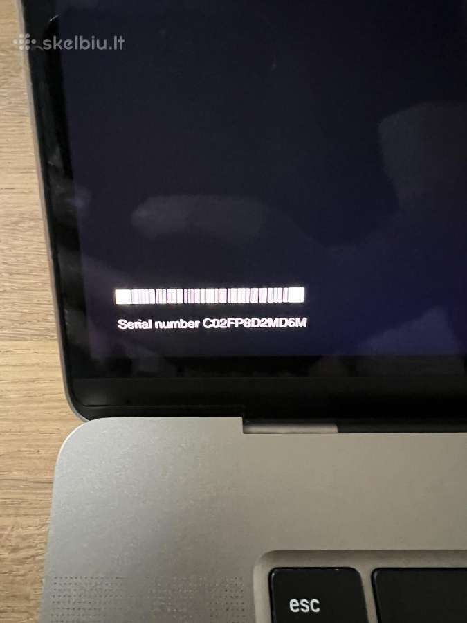 Macbookpro 16" 2019 intel i7 16gb RAM 512gb SSD - nuotraukos Nr. 11