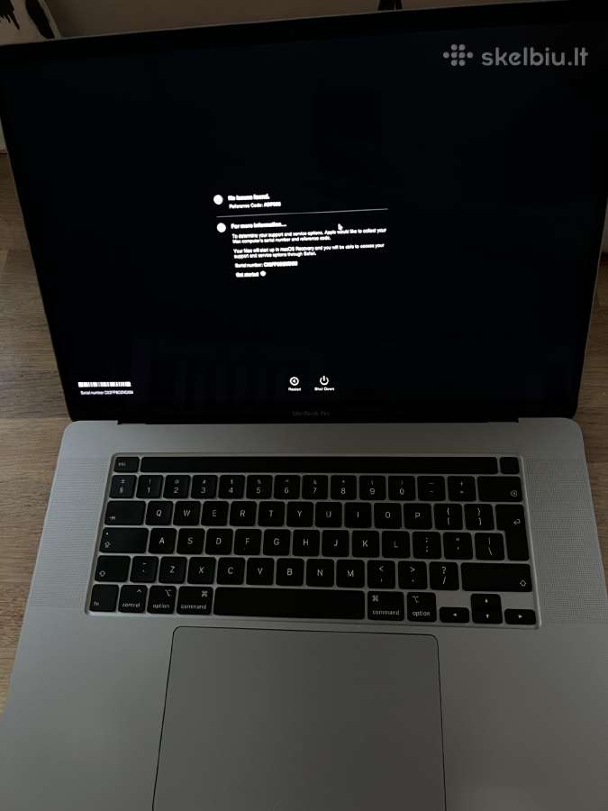 Macbookpro 16" 2019 intel i7 16gb RAM 512gb SSD - nuotraukos Nr. 12