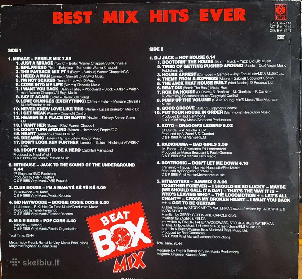 Plokštelė „Beat Box Mix“ rinkinys - nuotraukos Nr. 2