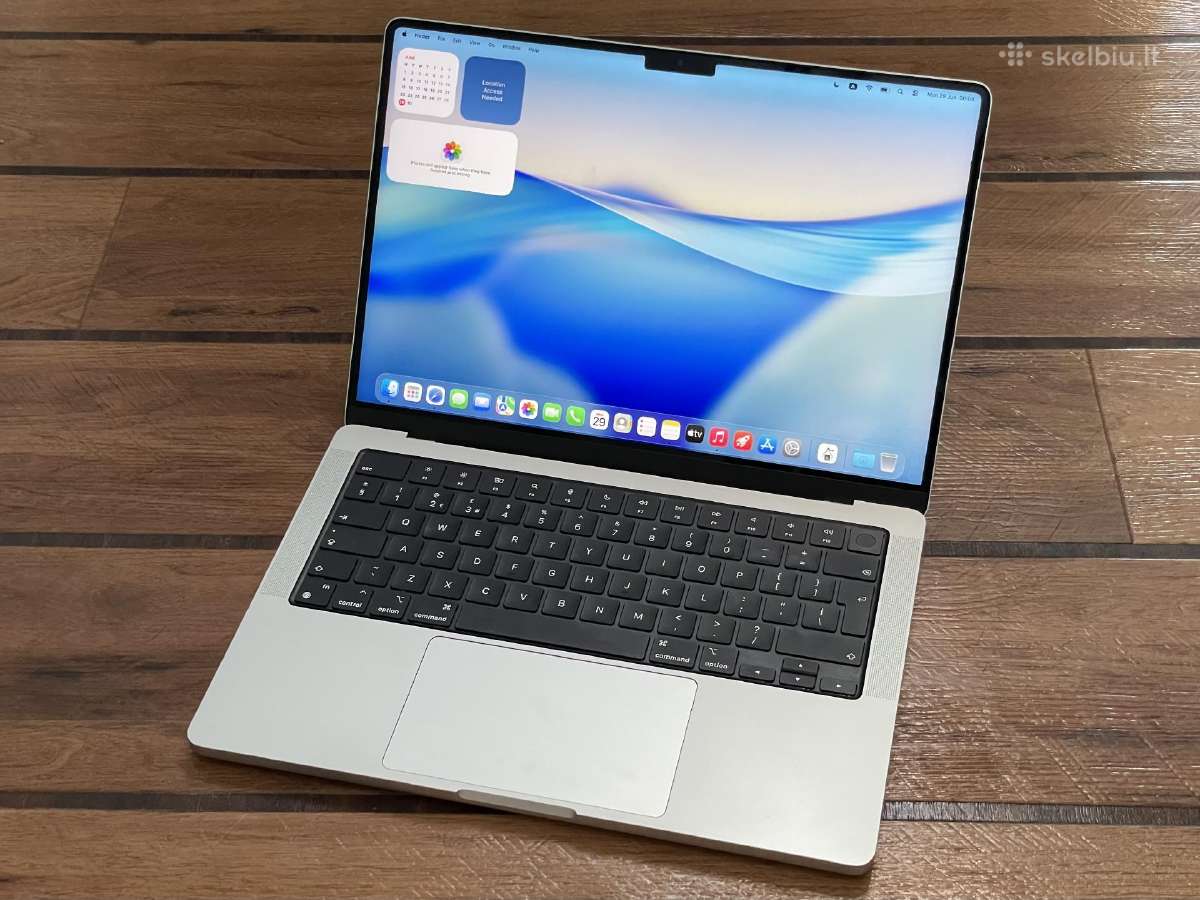 MacBook Pro 14 M1 Pro (2021) 16gb / 512gb SSD - nuotraukos Nr. 2