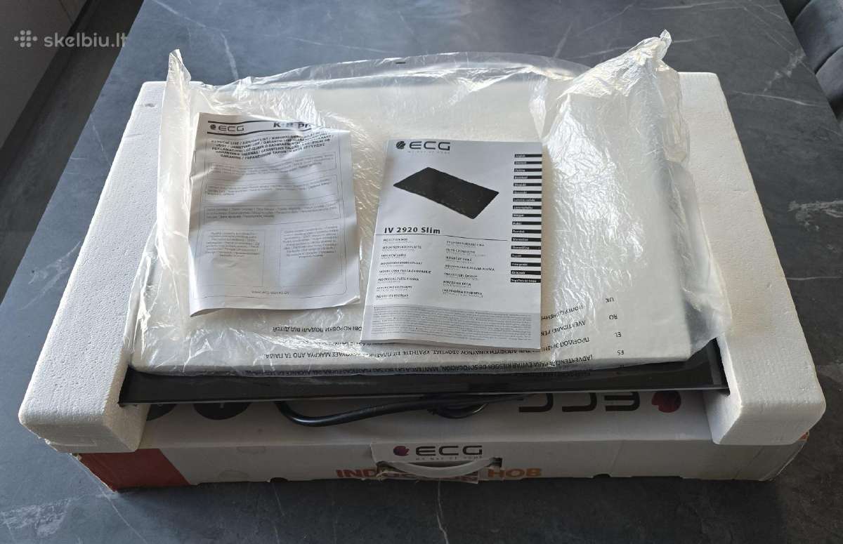 Stalinė indukcinė viryklė Ecg Iv 2920 Slim - nuotraukos Nr. 3