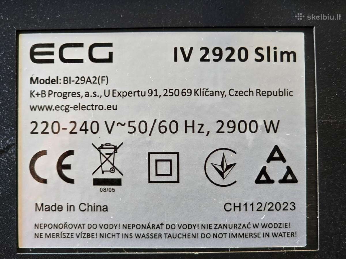 Stalinė indukcinė viryklė Ecg Iv 2920 Slim - nuotraukos Nr. 4