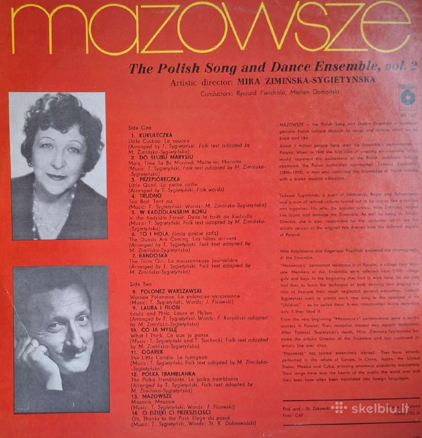Lenkų liaudies dainų ir šokių ansamblis „mazowsze“ - nuotraukos Nr. 2